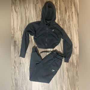 Gymshark teal sweat set